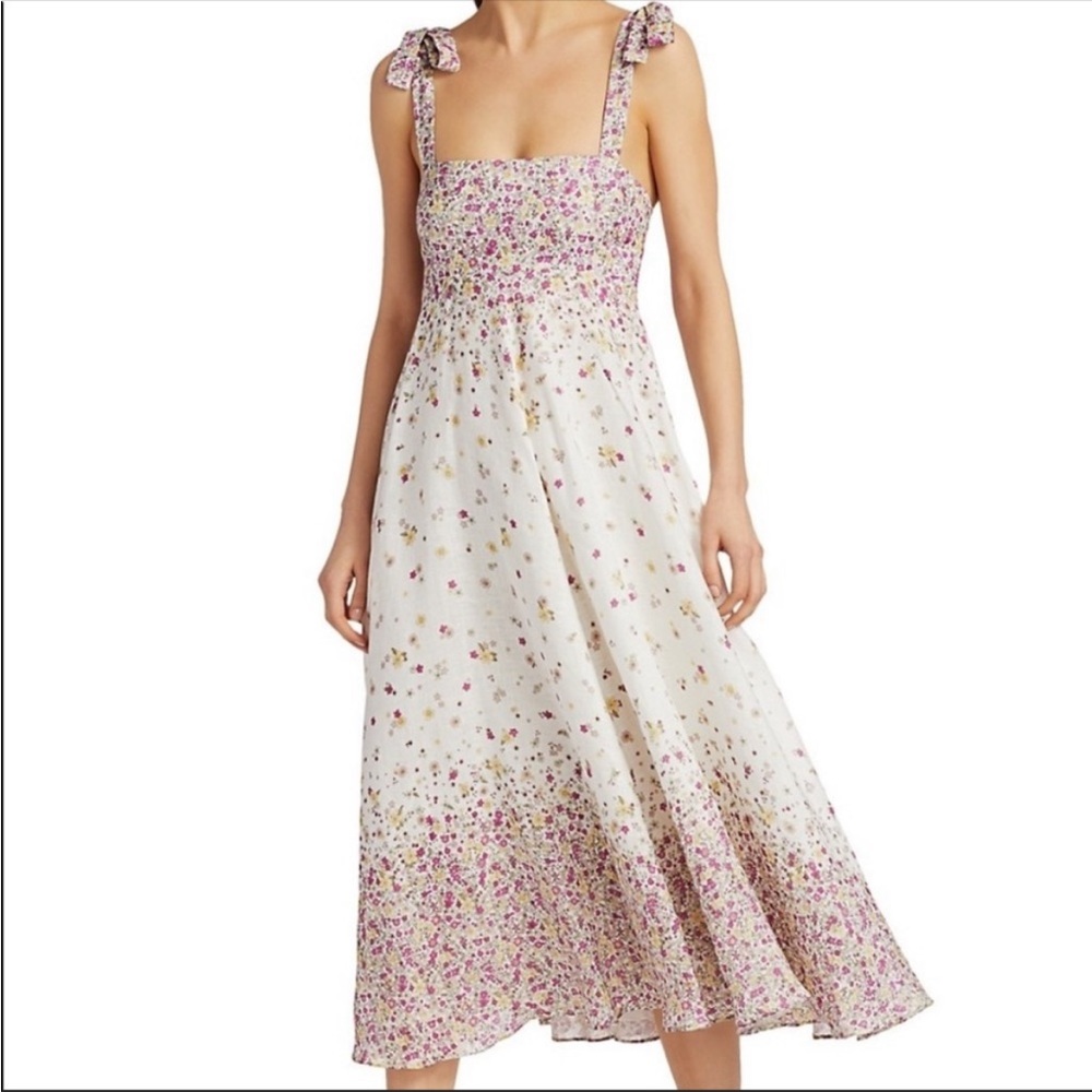 Zimmerman Carnaby Floral Linen Sundress